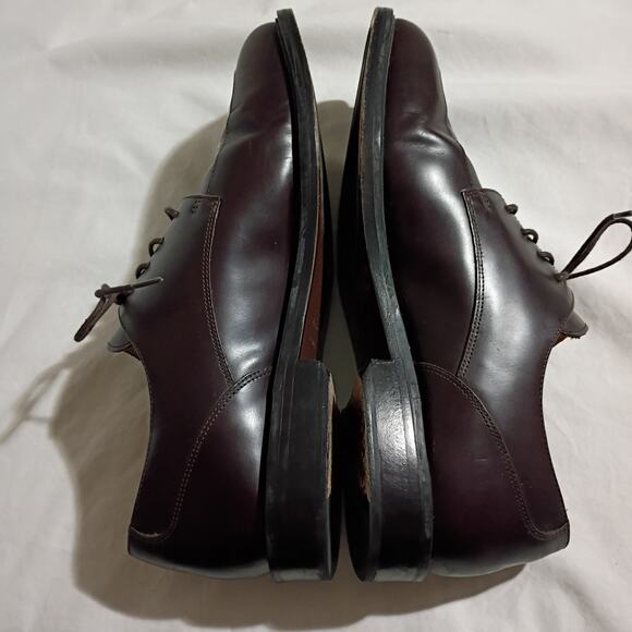 ROCKPORT Men's 9.5 W Leather Lace-Up Dress Shoes Chestnut Brown - Picture 8 of 10